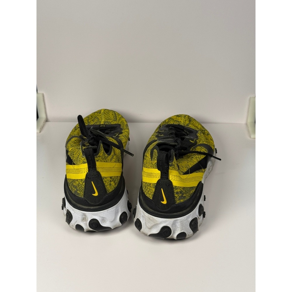 Nike React Element 55 CT1551-700 Volt Snakeskin Sneaker Running Womens 10.5 - Picture 3 of 8